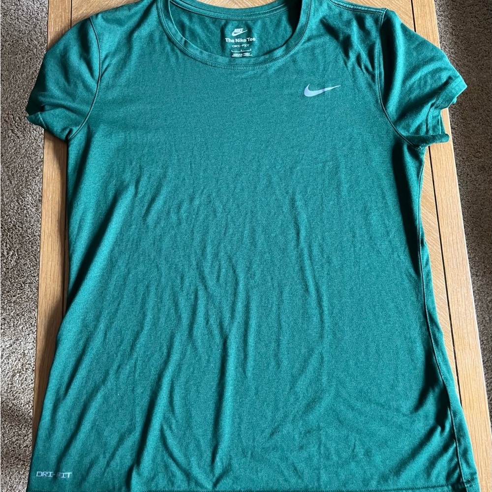 Nike Women's Teal Dri-FIT Short Sleeve Tee